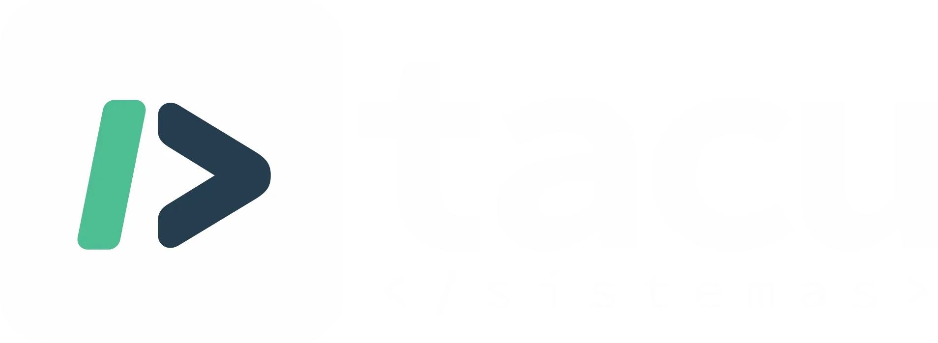 Tacú Sistemas Logo Blanco